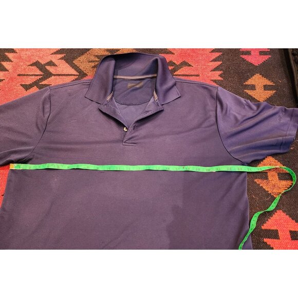 Ben Hogan Men's Navy Blue Short Sleeve Polo Shirt - Picture 6 of 16
